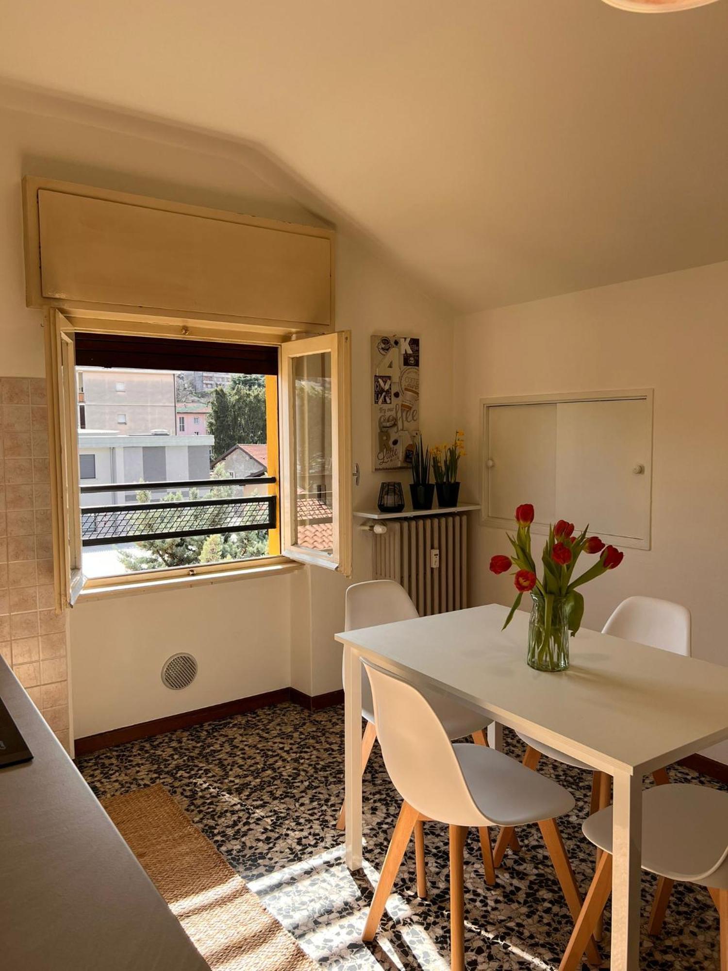 La Mansarda Apartment Como Bagian luar foto
